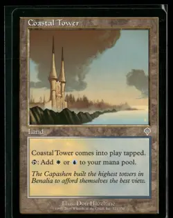 Coastal Tower 321 Uncommon Invasion Magic: The Gathering Near Mint - Image 1