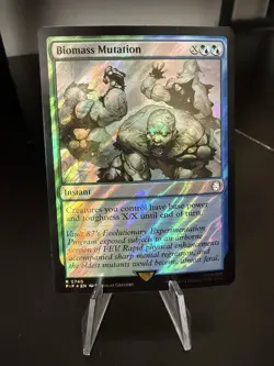 2024 MTG Magic The Gathering PIP Fallout Surge Foil #740 Biomass Mutation - Image 1