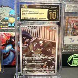 CGC 10 PRISTINE Houndour 115/108 Japanese Pokemon Card - *GEM MINT* - Image 2