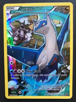 Latios XY79 XY PROMO RARE HOLO Pokemon Card FULL ART Shiny Near Mint - Image 1