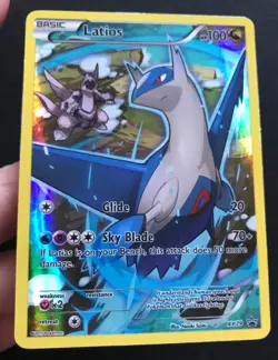 Latios XY79 XY PROMO RARE HOLO Pokemon Card FULL ART Shiny Near Mint - Image 3