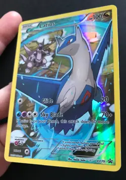Latios XY79 XY PROMO RARE HOLO Pokemon Card FULL ART Shiny Near Mint - Image 4