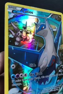 Latios XY79 XY PROMO RARE HOLO Pokemon Card FULL ART Shiny Near Mint - Image 5