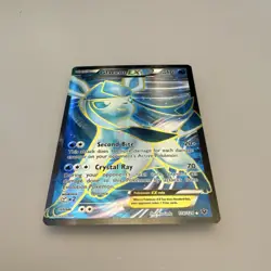 Pokemon Glaceon EX 116/124 Fates Collide Full Art Ultra Rare Holo HP170 English - Image 2
