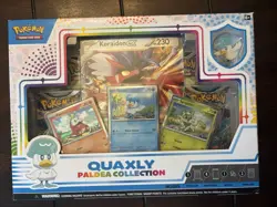 Pokemon Quaxly Collection 3 Foil Promo With Added Cards - Image 1