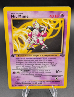 Pokemon 1st Edition Mr. Mime 22/64 Jungle TCG Vintage 1999 WOTC - Image 1