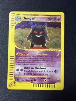 Pokemon Gengar Expedition Holo Rare SWIRL 13/165 - Image 1