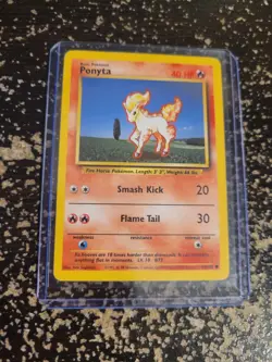 Ponyta 60/102 Pokemon Base Set Common - Image 3