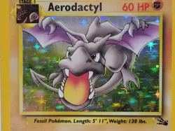 1999 Pokemon Fossil: Holo Rare Aerodactyl & Muk - 1/62 & 13/62 - Vintage - WOTC - Image 3