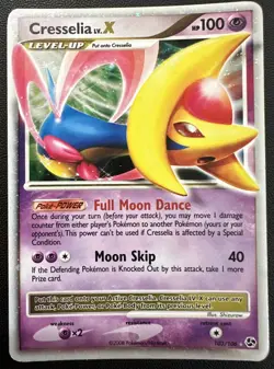 Pokemon TCG Cresselia LV.X Holo Rare Card 103/106 Great Encounters - Image 1