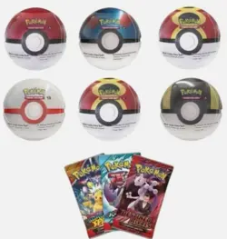 LOT OF 12 Pokemon TCG Pokeball Tins - x2 Costco 6-Packs (36 PACKS) Sealed - Image 2