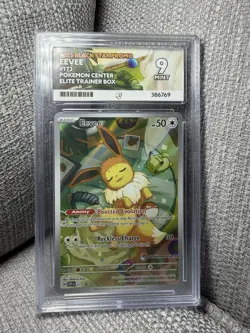 Eevee 173 Pokemon Center Stamped ACE Mint 9 Prismatic Evolutions | - Image 1