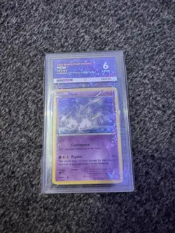 Pokemon TCG Mew 2016 Black Star Promo XY192 Holo Mythical Collection Ace 6 NM - Image 1