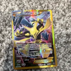 Pokemon Alakazam EX Fates Collide 125/124 Secret Rare Full Art 160 HP Psychic - Image 1