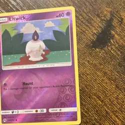 🔥Litwick #101/214 Reverse HOLO🔥Pokemon Lost Thunder 2018 - Image 3
