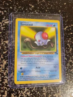 Tentacool 56/62 Fossil Common Pokemon Card WOTC - Image 2