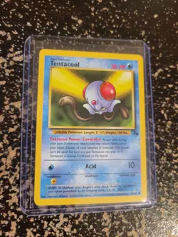 Tentacool 56/62 Fossil Common Pokemon Card WOTC - Image 4