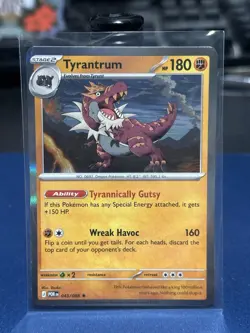 Tyrantrum 045/088 - Holo Rare - Pokemon TCG: Perfect Order - English NM - Image 1