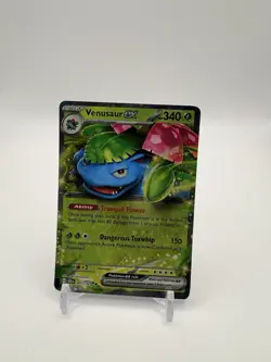 Pokemon TCG Venusaur EX Holo Card Stellar Crown Series 001/142 SV07 NM EN - Image 1