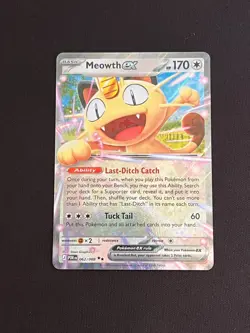 Pokemon Meowth EX 062/088 Double Rare Pokemon Perfect Order NM FREE SHIPPING - Image 1