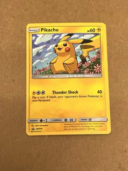 Pokemon Pikachu SM206 2 Card Lot 2019 Thunder Shock English TCG - Image 1