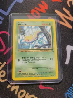 Pokemon TCG Weedle Base Set 2 100/130 Regular Unlimited Common - Image 4