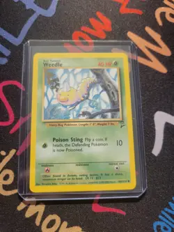 Pokemon TCG Weedle Base Set 2 100/130 Regular Unlimited Common - Image 5