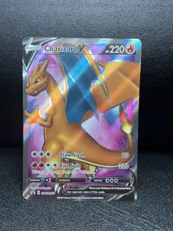 2020 Pokemon TCG Charizard V Black Star Promo SWSH050 Holo - Image 1