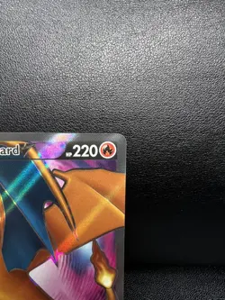 2020 Pokemon TCG Charizard V Black Star Promo SWSH050 Holo - Image 4