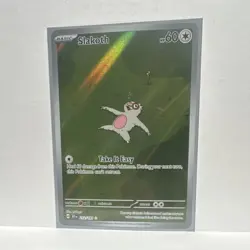 Pokemon TCG Slakoth 212/191 SV08 Surging Sparks Holo Illustration Rare 60 HP - Image 1
