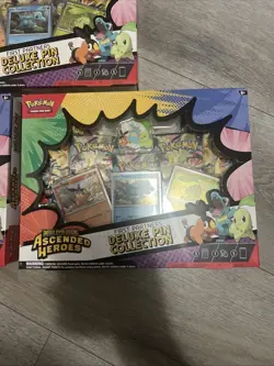 3x Pokemon Ascended Heroes First Partners Deluxe Pin Collection TCG -in hand - Image 4