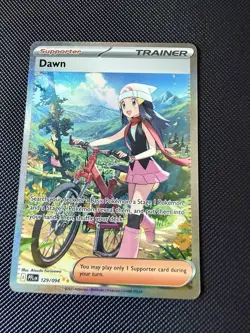 Pokemon Dawn Full Art Trainer 129/094 Phantasmal Flames SIR Holo - Image 1