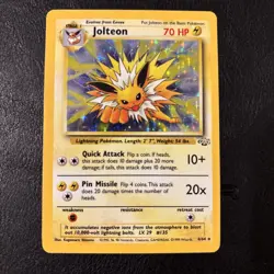 Pokemon Jolteon 4/64 Jungle Holo NM Holo Rare Unlimited - Image 1