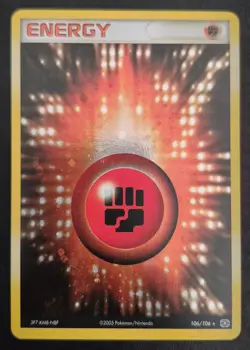 Fighting Energy 106/106 NM - Emerald Holo - Pokemon TCG - Image 1