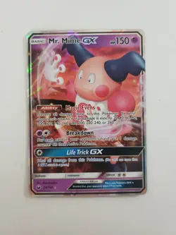 Pokemon TCG Mr. Mime GX - SM - Celestial Storm 56/168 NM - Image 1