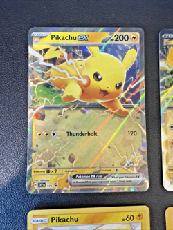 Pokemon TCG Pikachu 8 Card lot -vintage/modern Mix -Double Rare Holos & More - Image 2