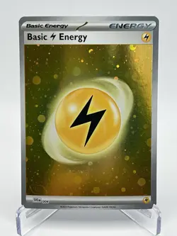 Mew Tail Cosmos Holo Lightning Energy #004 2023 Pokemon 151 2X Swirls - Image 1