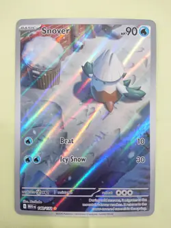Pokemon Snover 140/132 Me01: Mega Evolution Illustration Rare Holo Near Mint - Image 2
