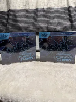 Pokemon Mega Evolution Phantasmal Flames Elite Trainer Box Lot of 2 - English - Image 1