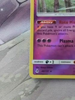 Pokemon Card 40/131 Rotom Forbidden Light - REVERSE HOLO - Image 4