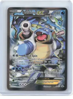 2016 Pokemon—Blastoise EX #XY122 XY Promos—Black Star Promo Foil (Damaged) - Image 1