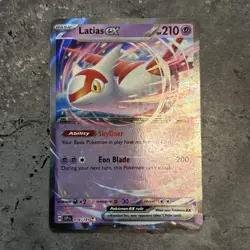Pokemon TCG Latias ex 076/191 SV Surging Sparks Full Art Double Rare NM - Image 1