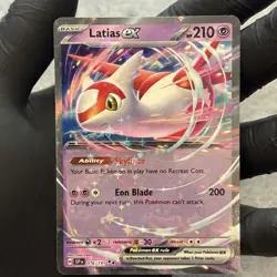 Pokemon TCG Latias ex 076/191 SV Surging Sparks Full Art Double Rare NM - Image 5