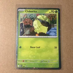 Chikorita MEP 069 - NM Pokemon Mega Evolution Perfect Order Holo Promo - Image 1