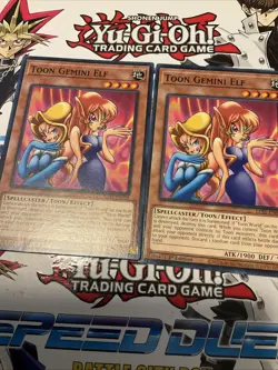 2X Toon Gemini Elf LDS1-EN059 Legendary Duelists: Season 1 1st Edition - Image 1