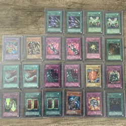 Yu-Gi-Oh! Vintage English and Japanese Holo Cards Lot of 23 LP-MP Condition - Image 1