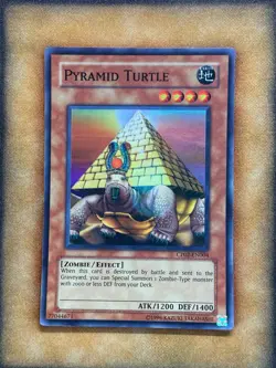Yugioh Pyramid Turtle CP02-EN004 Super Rare LP - Image 1