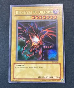 Yugioh Promo Red-Eyes Black Dragon Ultra Rare Holo JMP-002 See Description - Image 1