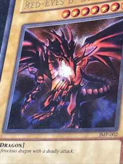 Yugioh Promo Red-Eyes Black Dragon Ultra Rare Holo JMP-002 See Description - Image 4