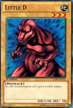 Little D LCJW-EN145 X 1 Common 1st Ed Yugioh - Image 1